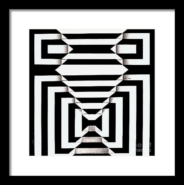 Geometric 5371  - Framed Print