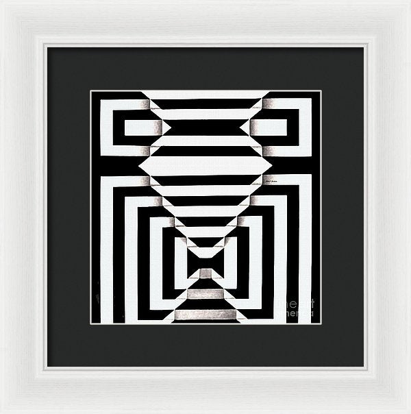 Geometric 5371  - Framed Print