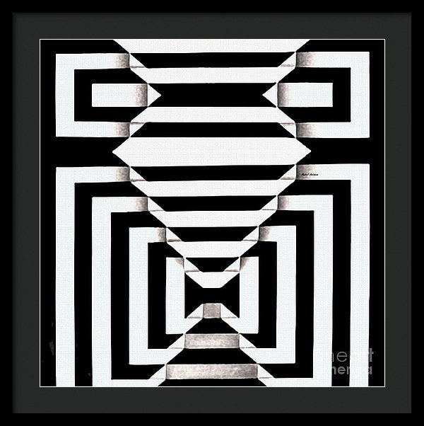 Geometric 5371  - Framed Print