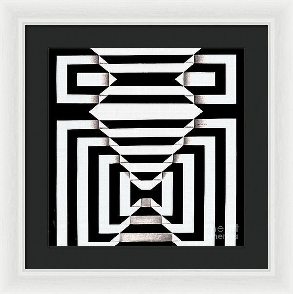 Geometric 5371  - Framed Print