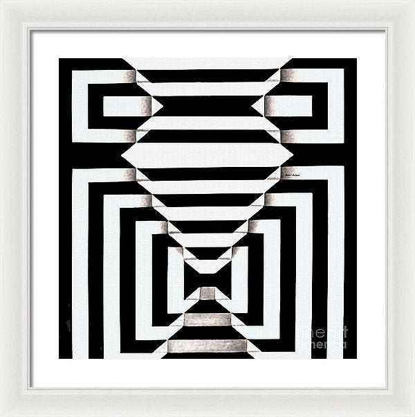 Geometric 5371  - Framed Print