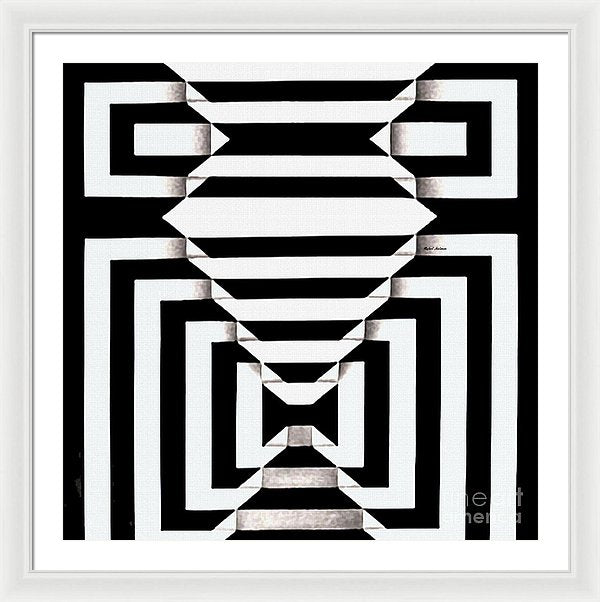 Geometric 5371  - Framed Print