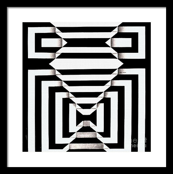 Geometric 5371  - Framed Print