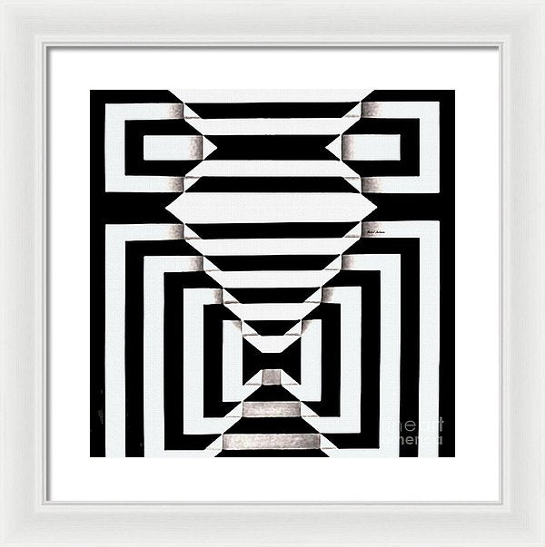 Geometric 5371  - Framed Print