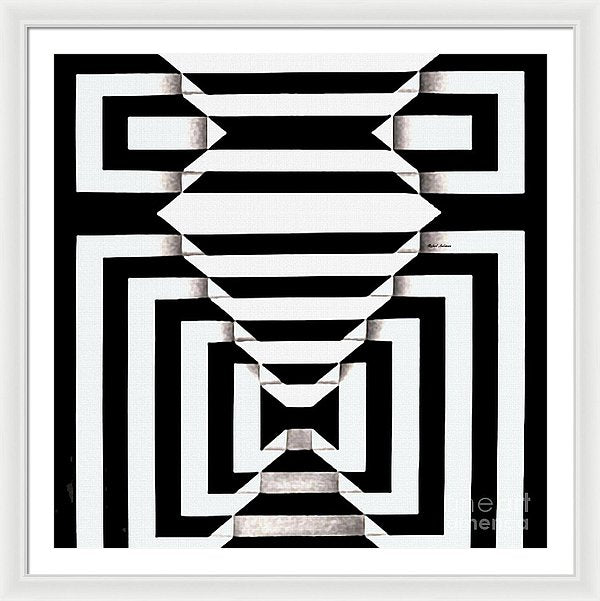 Geometric 5371  - Framed Print