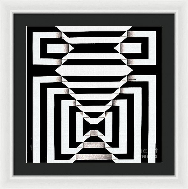 Geometric 5371  - Framed Print