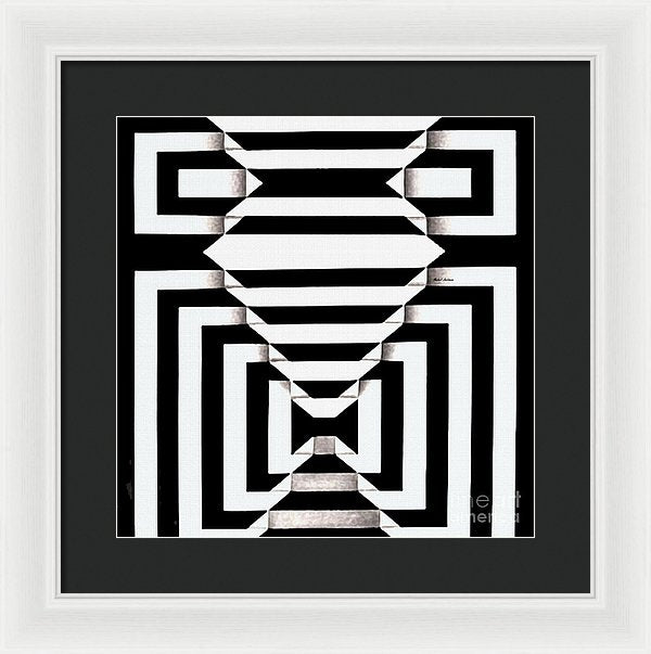 Geometric 5371  - Framed Print