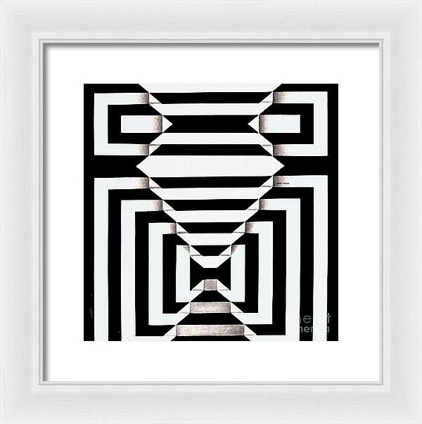 Geometric 5371  - Framed Print