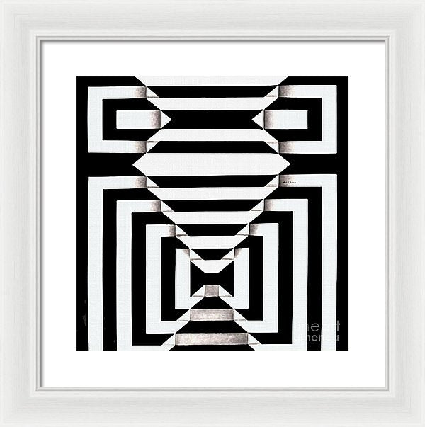 Geometric 5371  - Framed Print