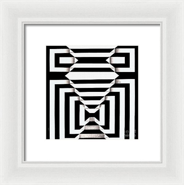 Geometric 5371  - Framed Print