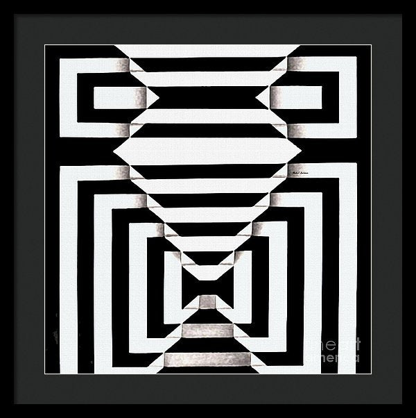 Geometric 5371  - Framed Print