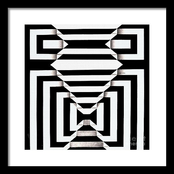 Geometric 5371  - Framed Print