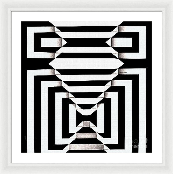 Geometric 5371  - Framed Print