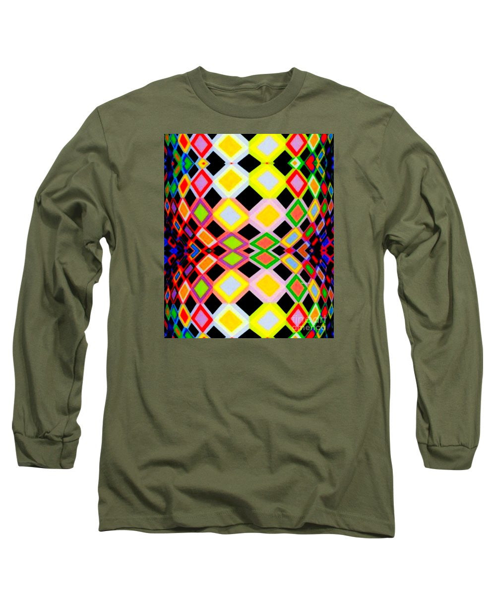 Long Sleeve T-Shirt - Geometric 9716