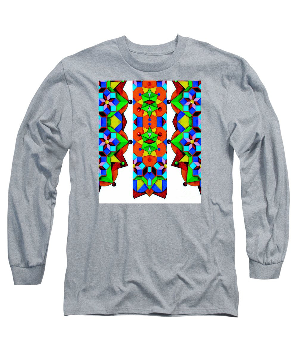 Long Sleeve T-Shirt - Geometric 9741a