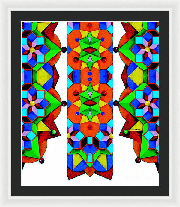 Framed Print - Geometric 9741a