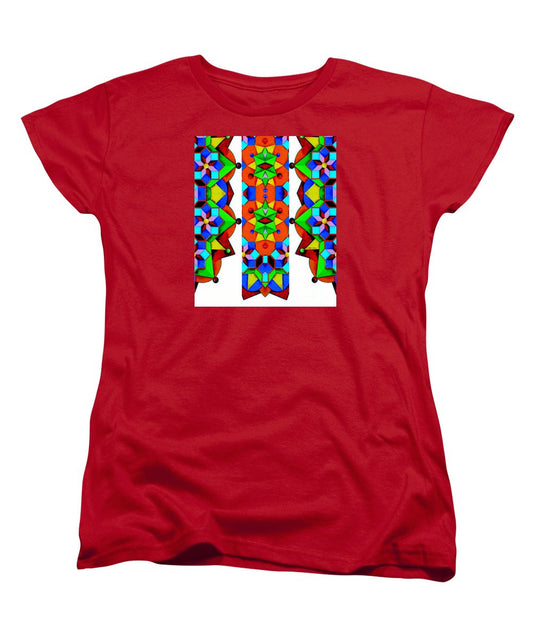 Women's T-Shirt (Standard Cut) - Geometric 9741a