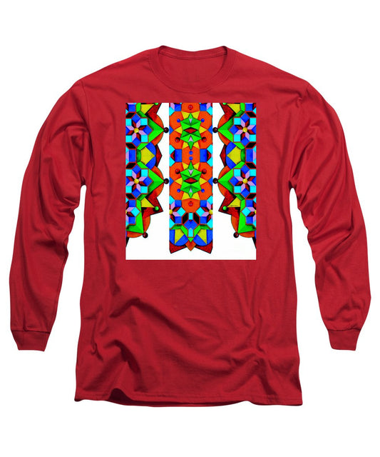 Long Sleeve T-Shirt - Geometric 9741a