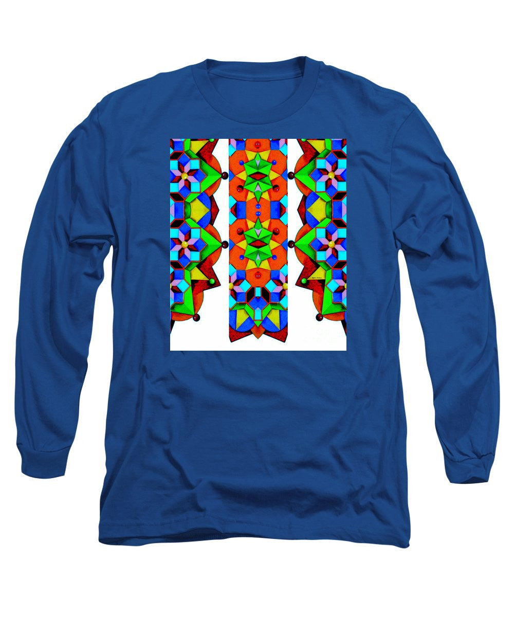 Long Sleeve T-Shirt - Geometric 9741a