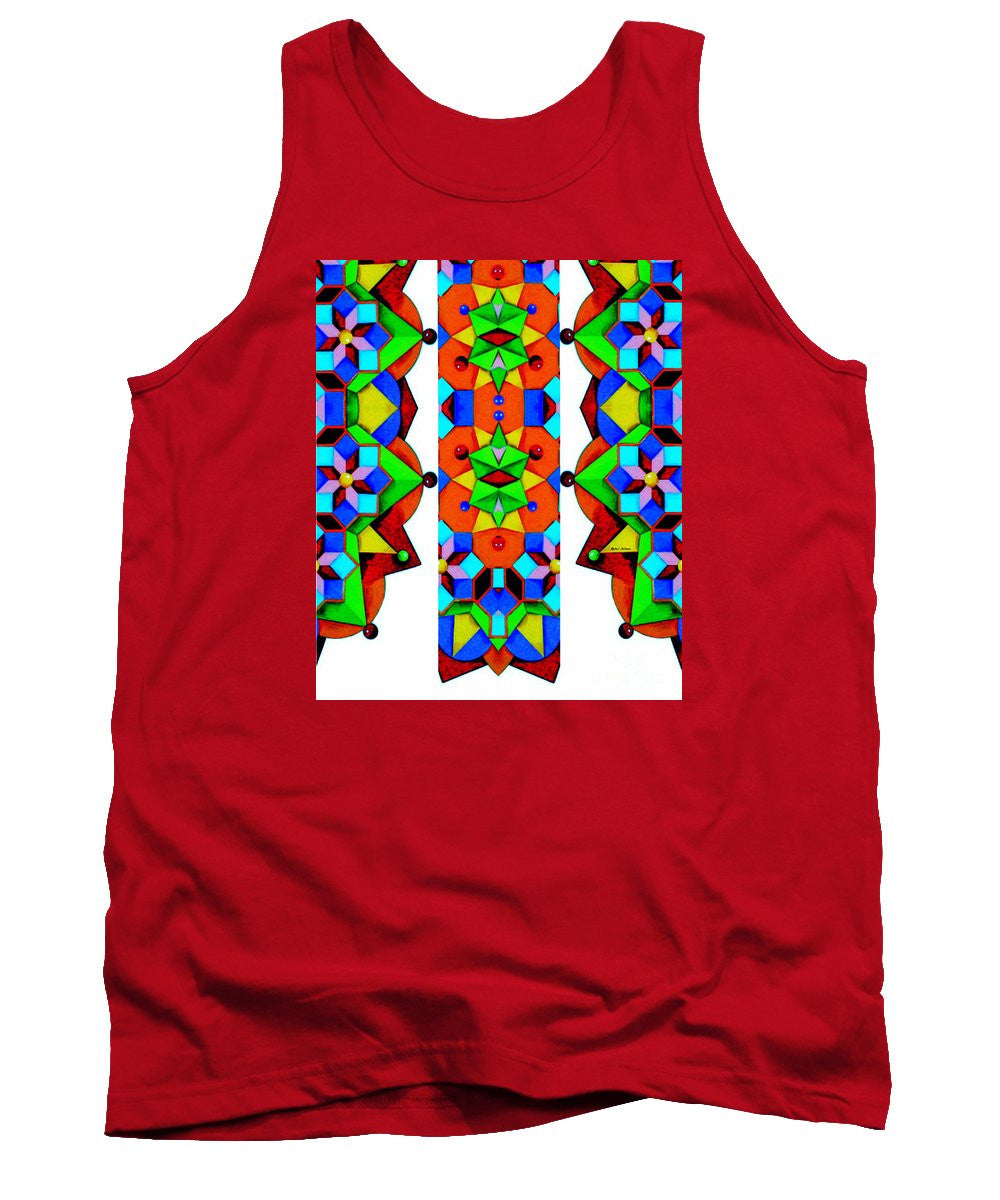 Tank Top - Geometric 9741a