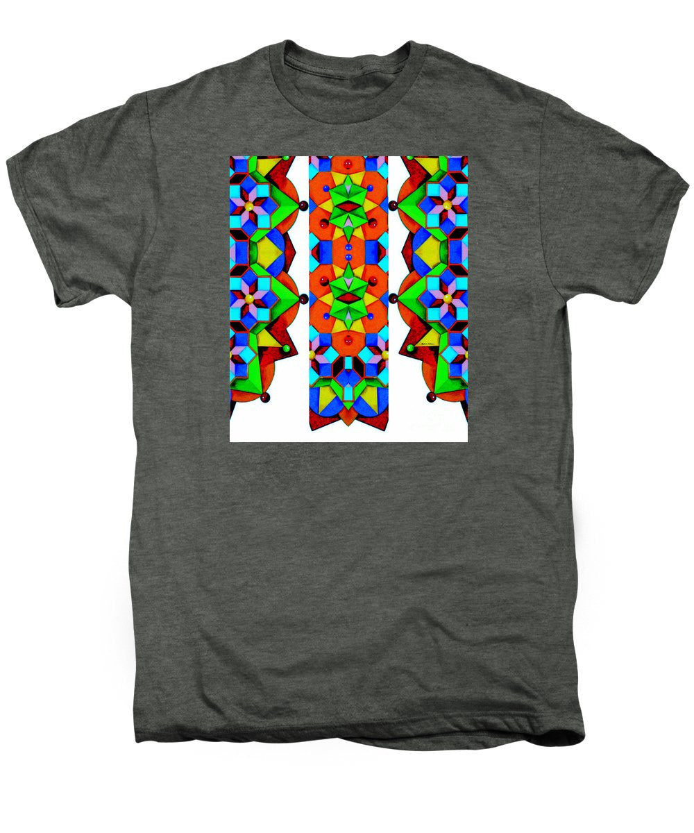 Men's Premium T-Shirt - Geometric 9741a