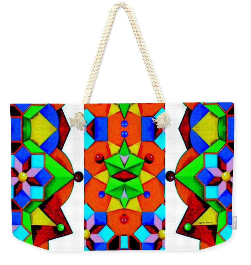 Weekender Tote Bag - Geometric 9741a