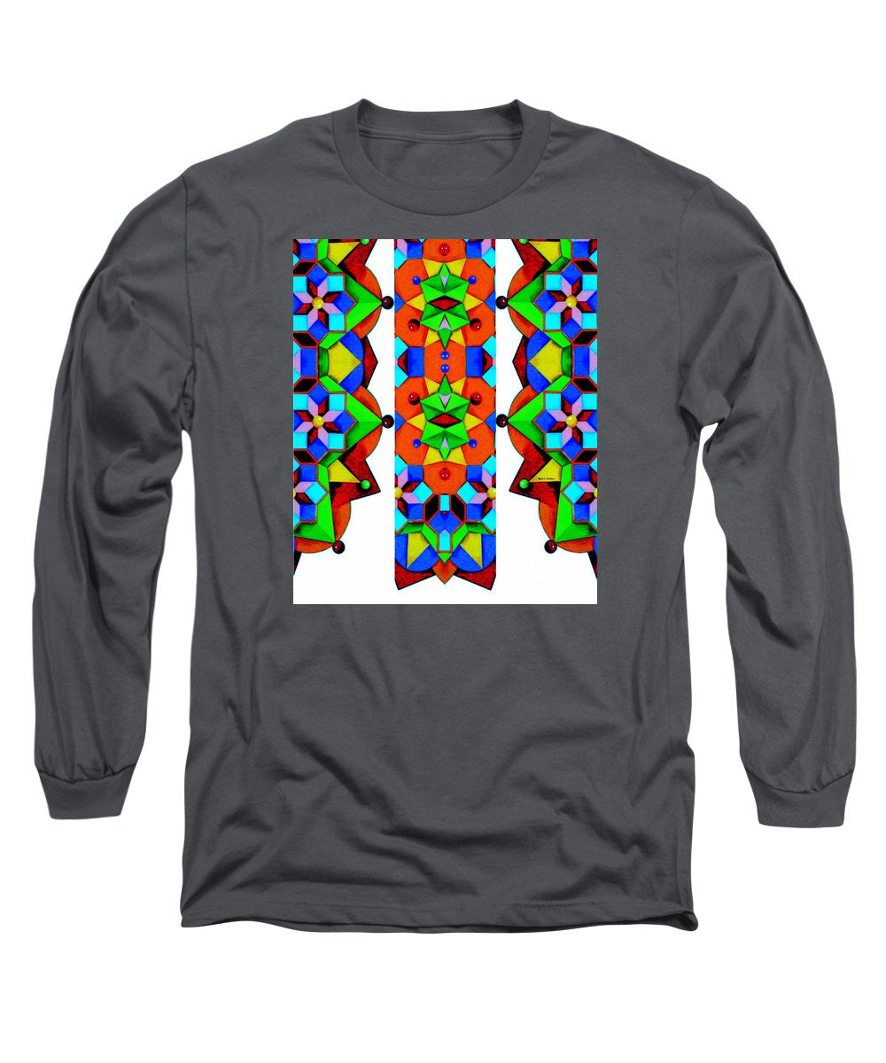 Long Sleeve T-Shirt - Geometric 9741a