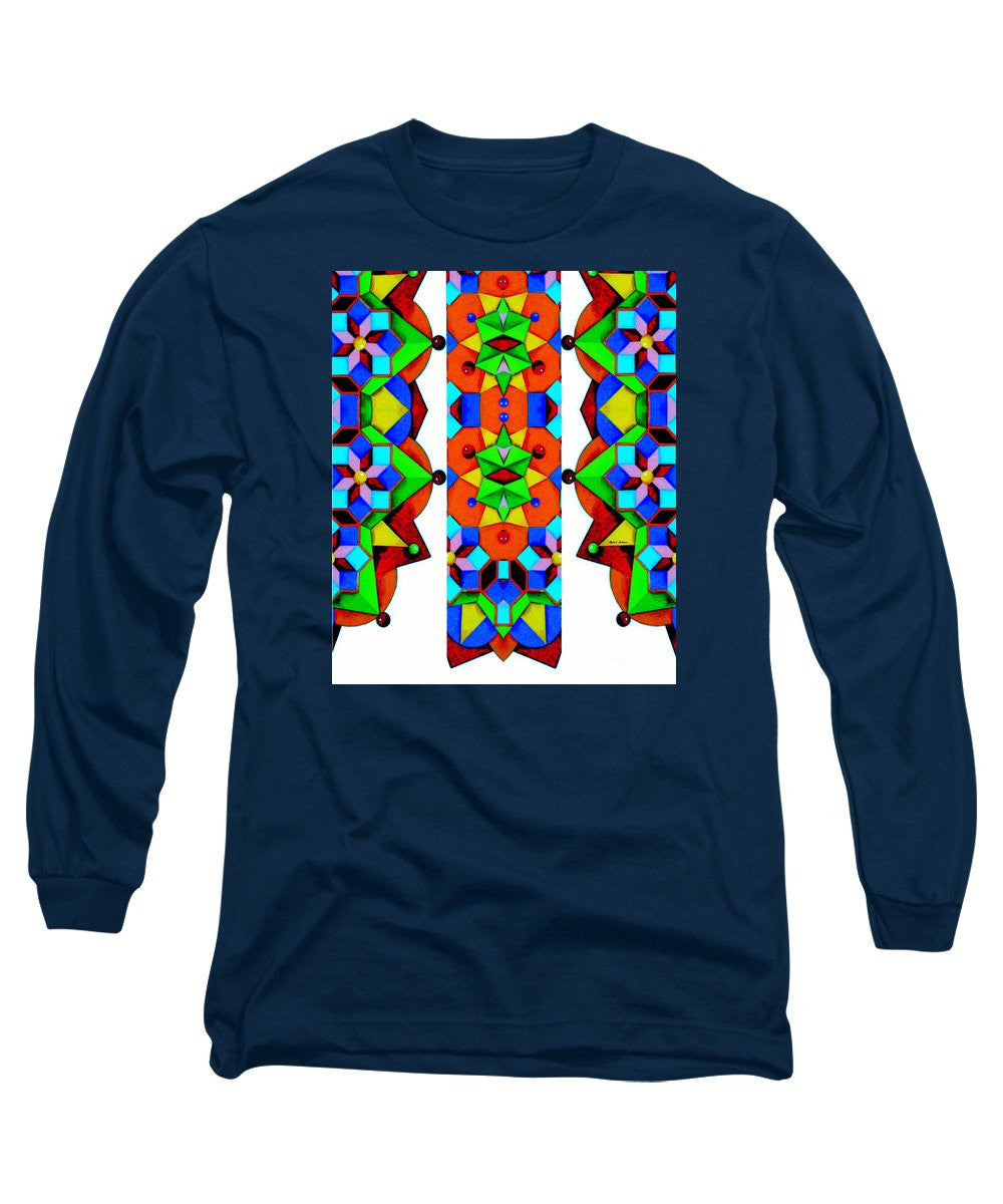 Long Sleeve T-Shirt - Geometric 9741a