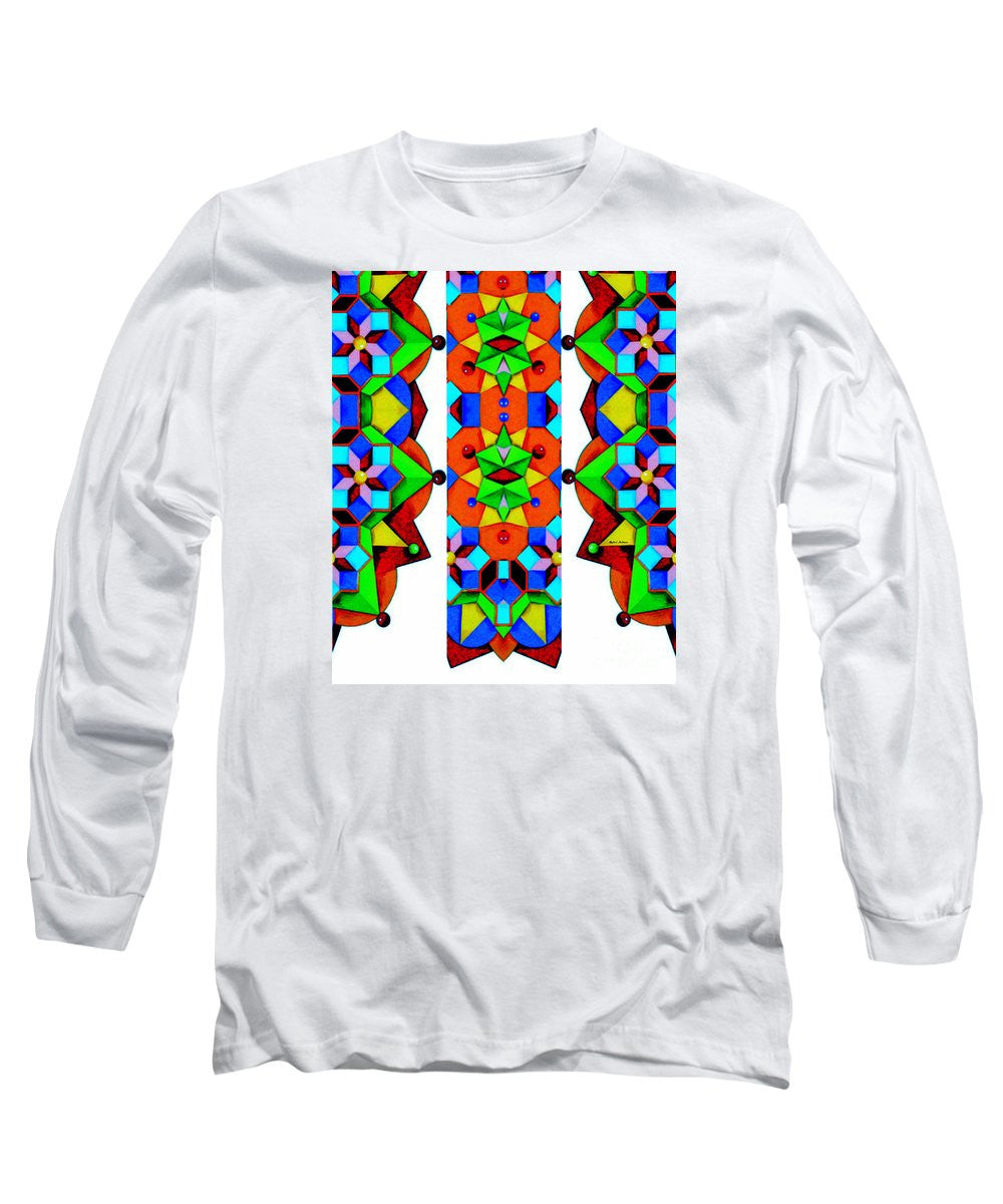 Long Sleeve T-Shirt - Geometric 9741a