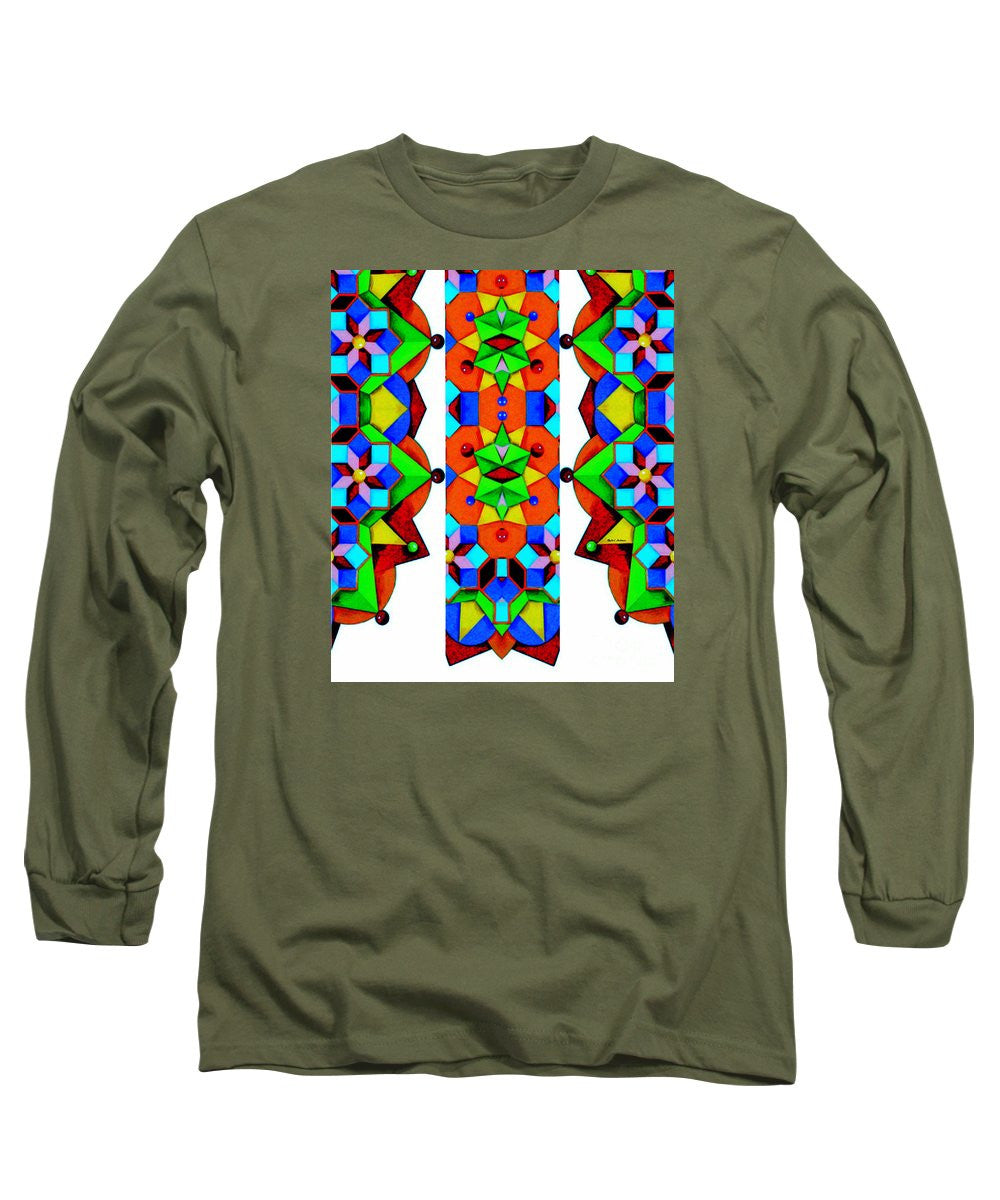 Long Sleeve T-Shirt - Geometric 9741a