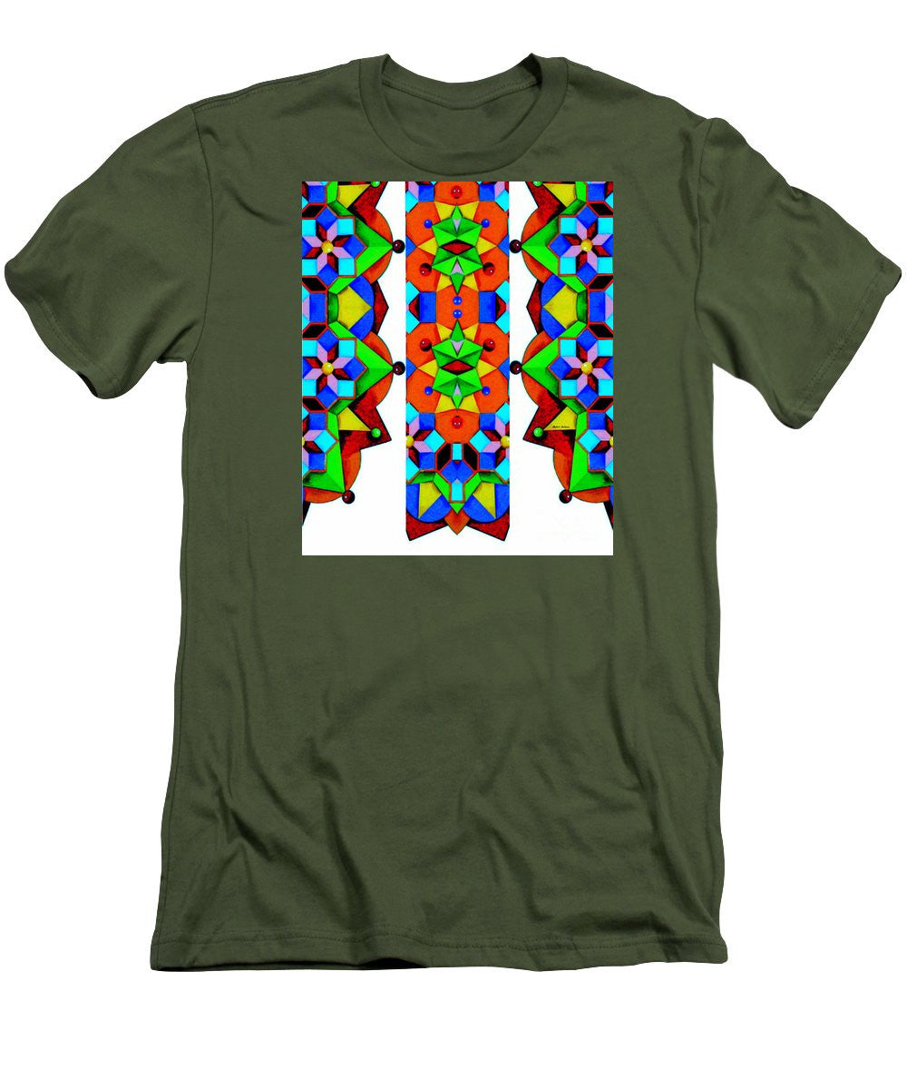 Men's T-Shirt (Slim Fit) - Geometric 9741a