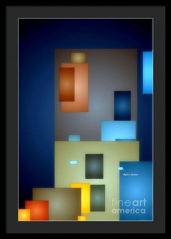 Framed Print - Geometric Abstract 0790