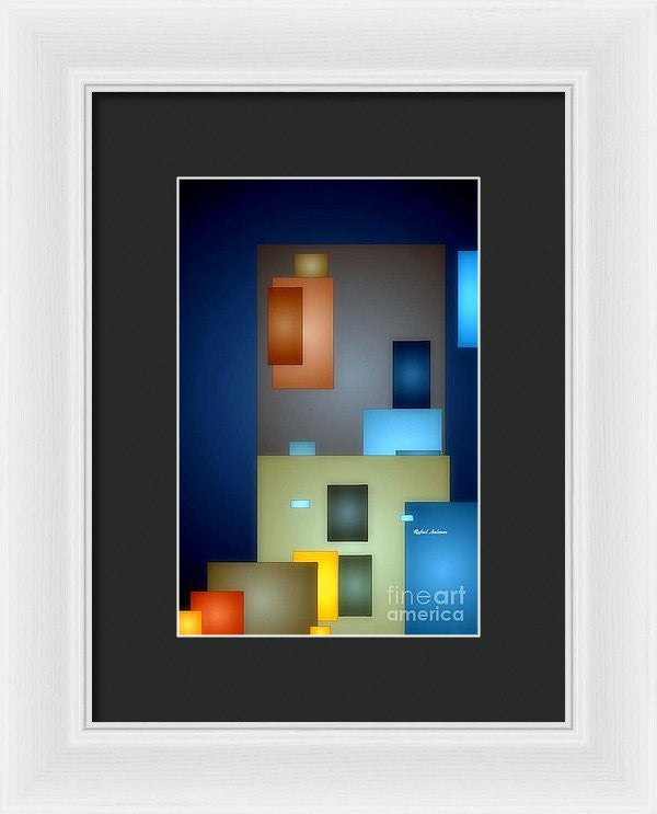 Framed Print - Geometric Abstract 0790