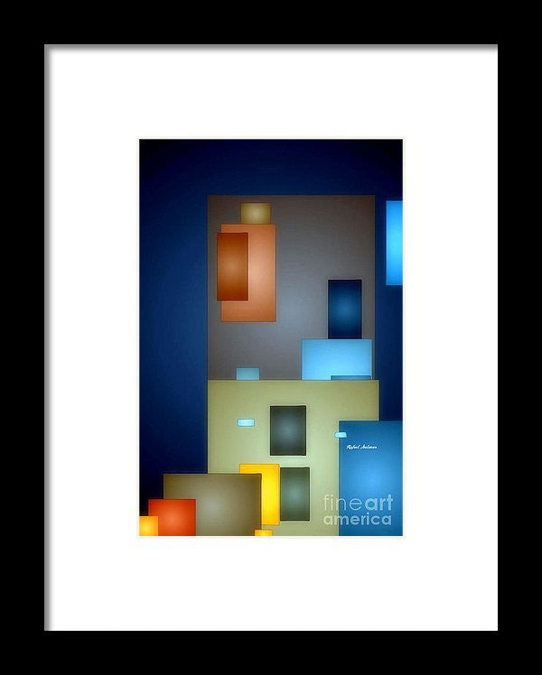 Framed Print - Geometric Abstract 0790