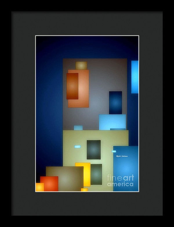 Framed Print - Geometric Abstract 0790