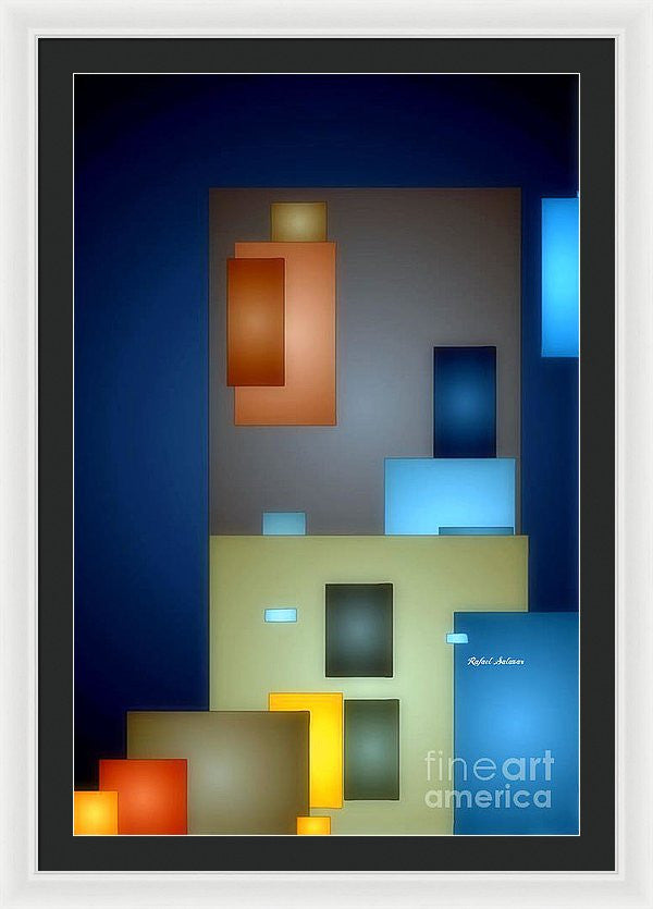 Framed Print - Geometric Abstract 0790