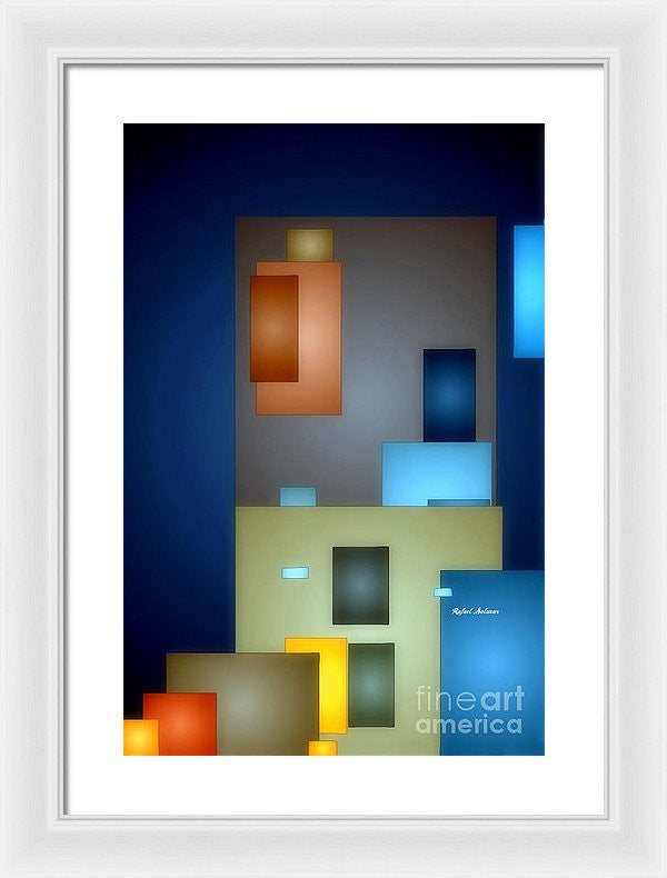 Framed Print - Geometric Abstract 0790