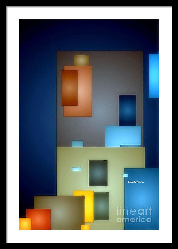 Framed Print - Geometric Abstract 0790