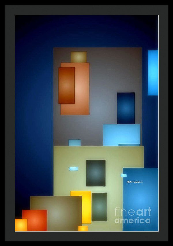 Framed Print - Geometric Abstract 0790