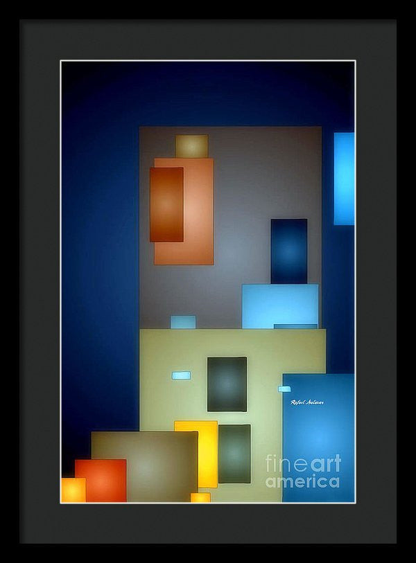 Framed Print - Geometric Abstract 0790