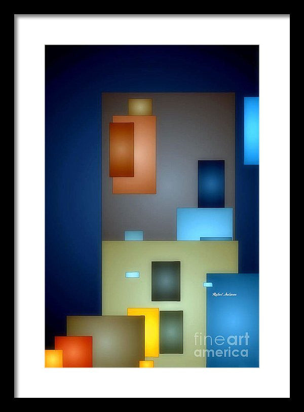 Framed Print - Geometric Abstract 0790