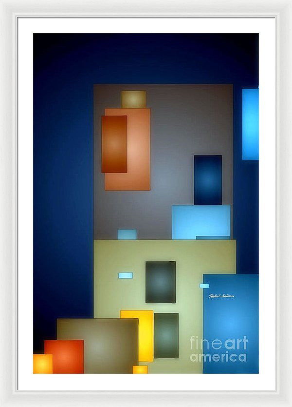 Framed Print - Geometric Abstract 0790