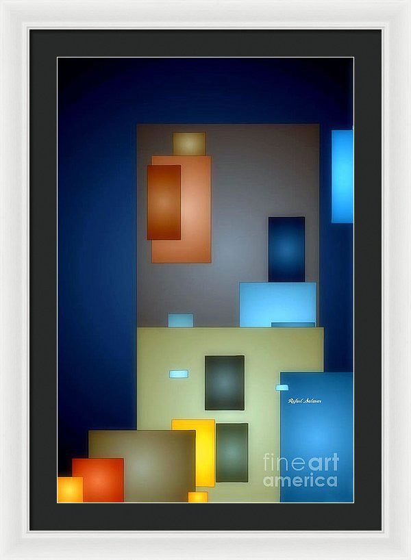 Framed Print - Geometric Abstract 0790