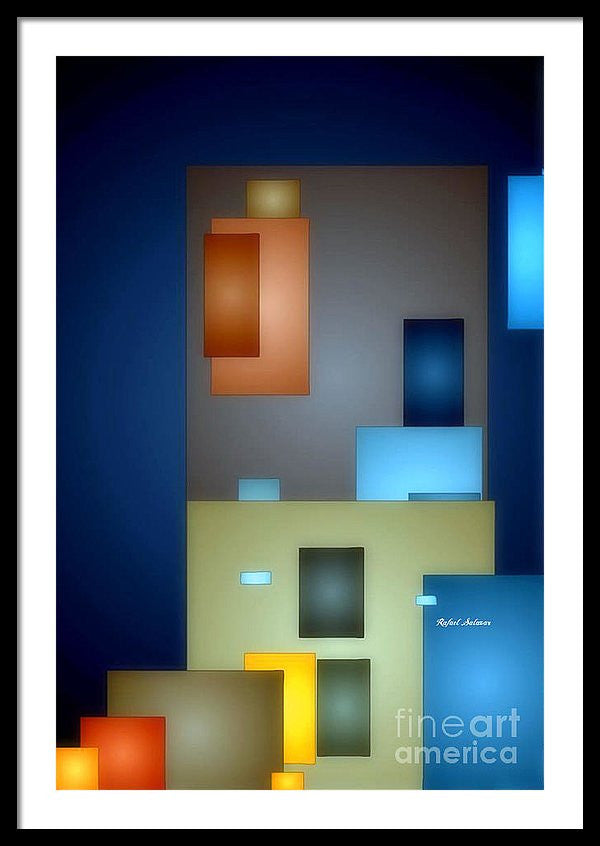 Framed Print - Geometric Abstract 0790