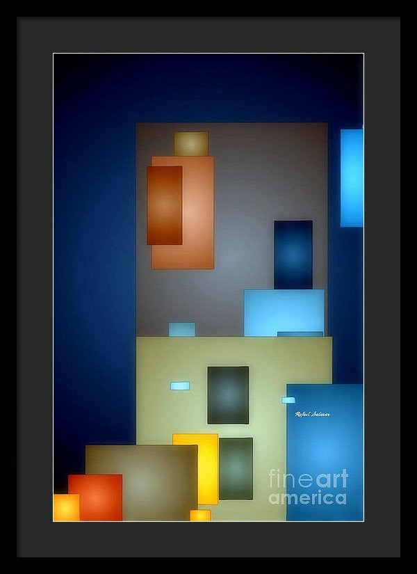 Framed Print - Geometric Abstract 0790