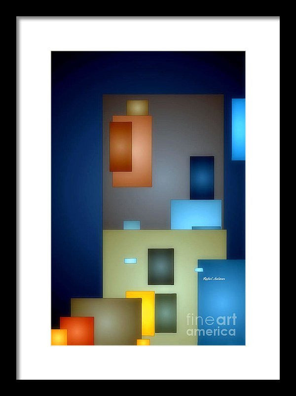 Framed Print - Geometric Abstract 0790