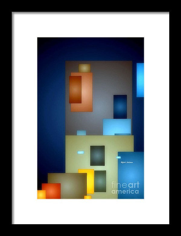 Framed Print - Geometric Abstract 0790