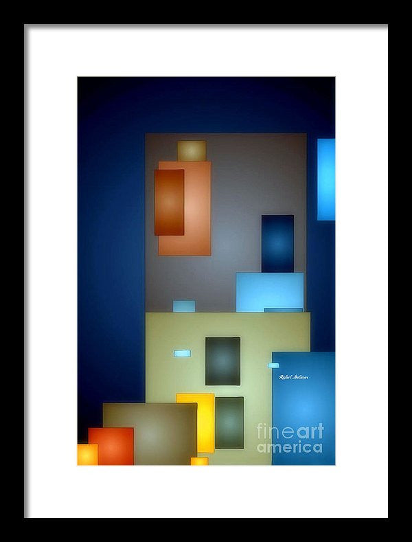 Framed Print - Geometric Abstract 0790