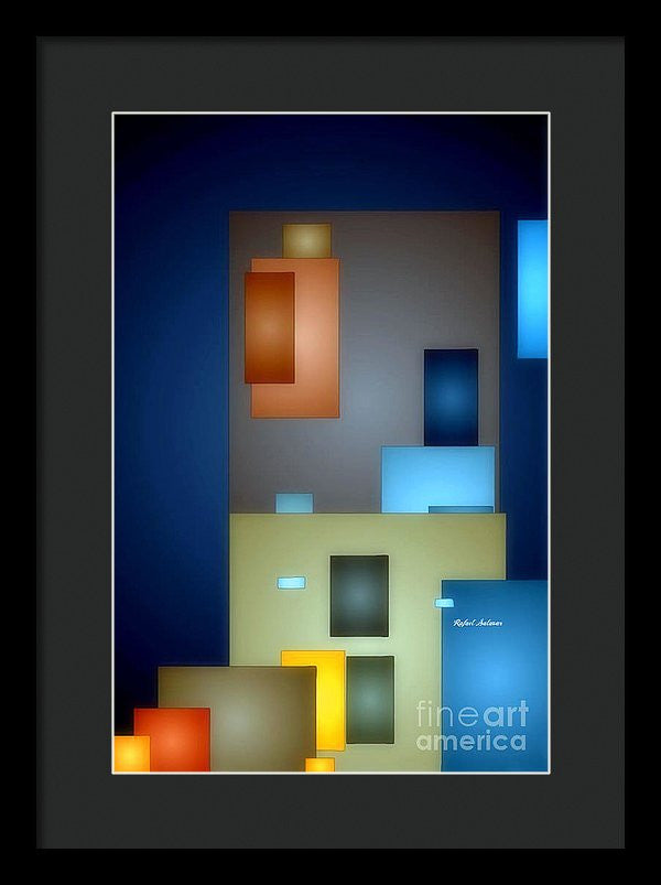 Framed Print - Geometric Abstract 0790