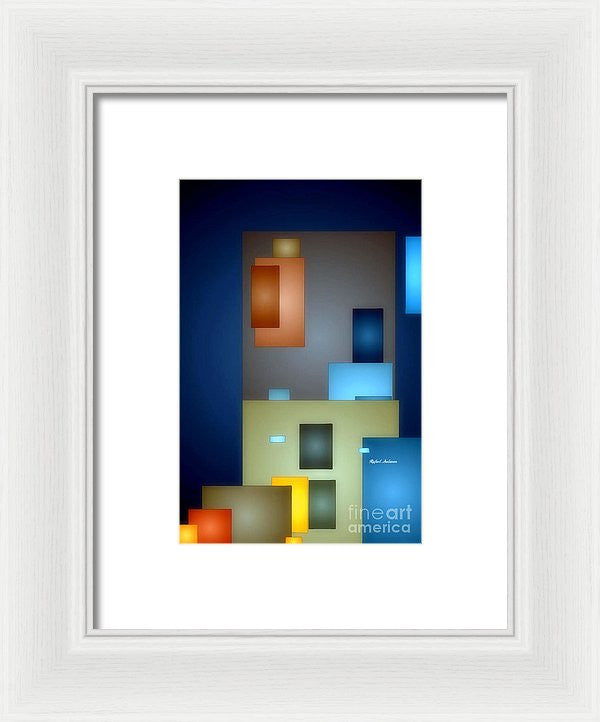 Framed Print - Geometric Abstract 0790